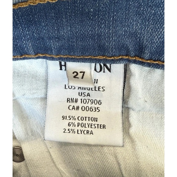 Hudson Jeans Women's 27 Measures 29x30‎ Distressed Low Rise Denim Medium Wash - Picture 9 of 10